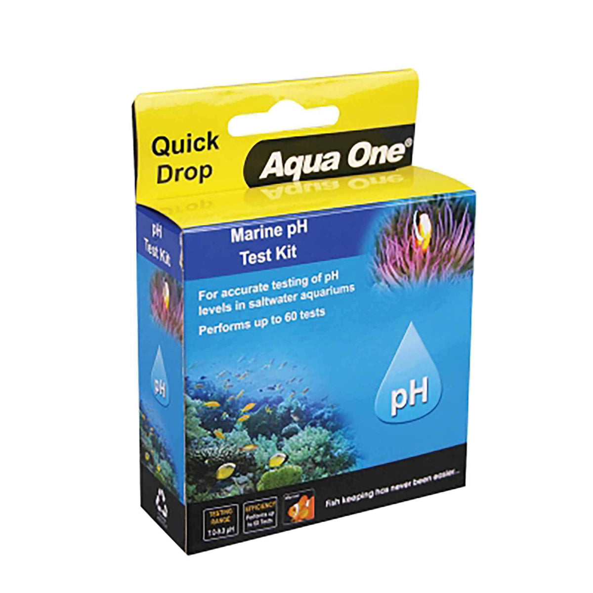 Aqua One QuickDrop PH Marine 7 to 9 Test Kit