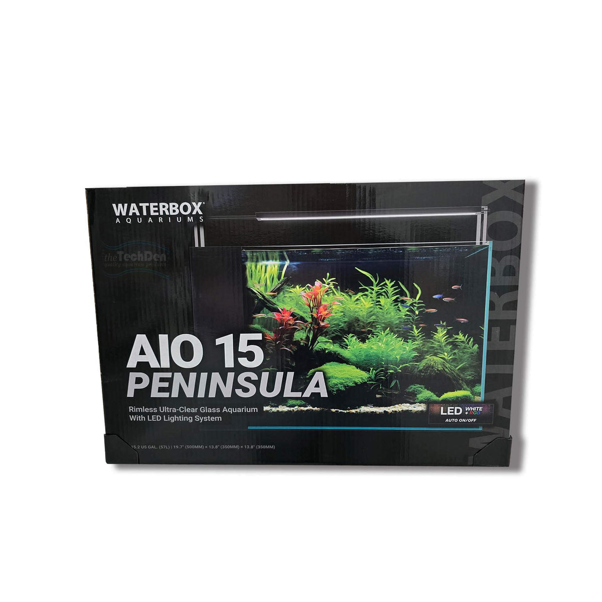 Waterbox AIO Peninsula Mini 15 Freshwater Aquarium With Light (NEW) - In Store Pickup Only