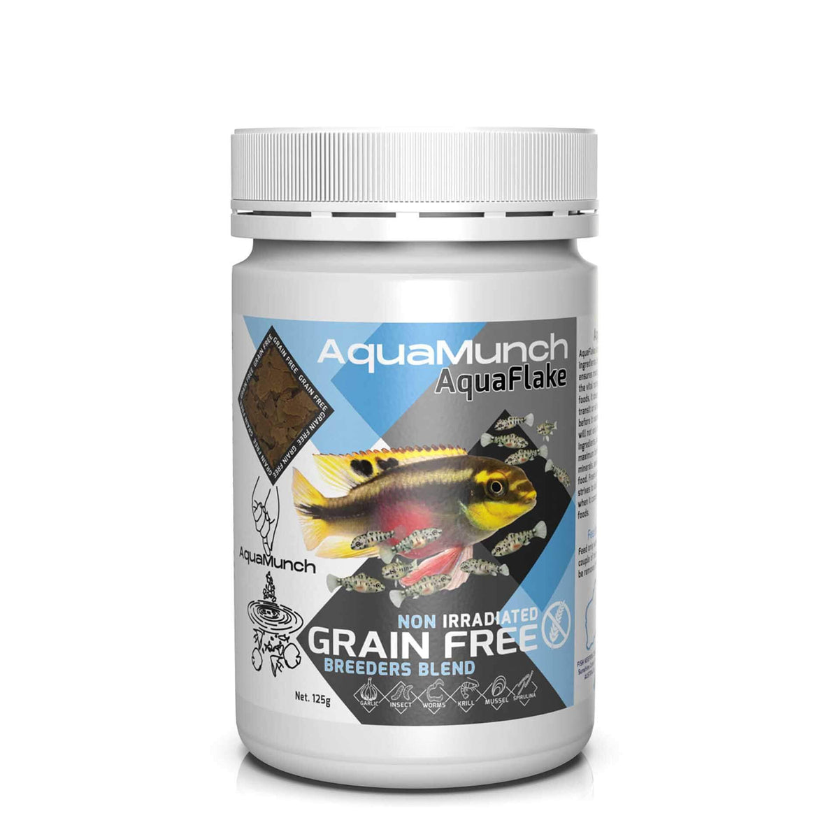 AquaMunch Breeders Blend AquaFlake 125g