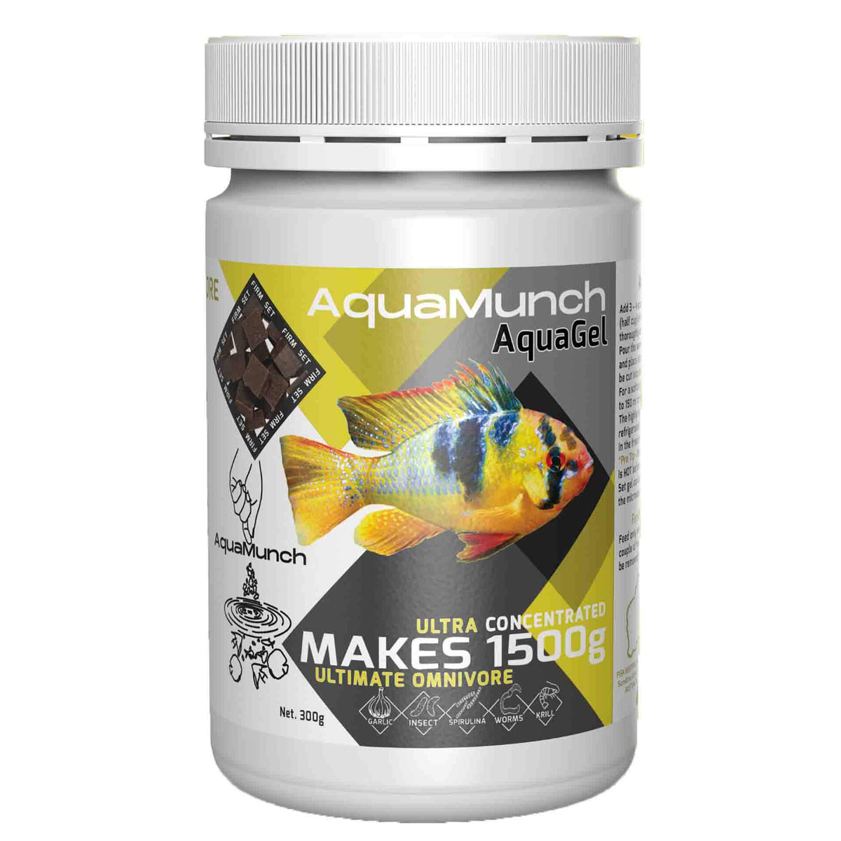 AquaMunch Ultimate Omnivore AquaGel 300G - Makes 1500G