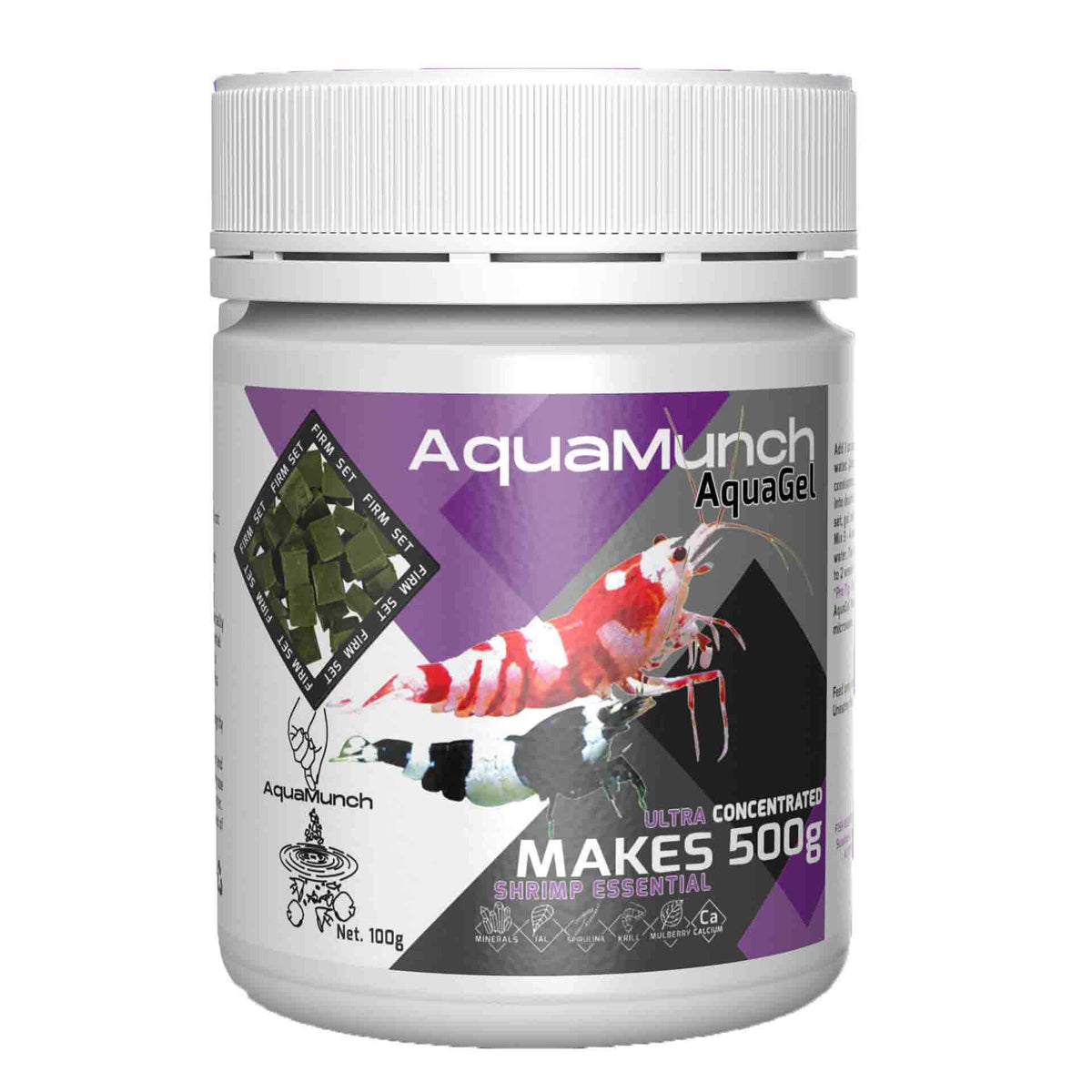 AquaMunch Shrimp Essential AquaGel 100g - Makes 500g