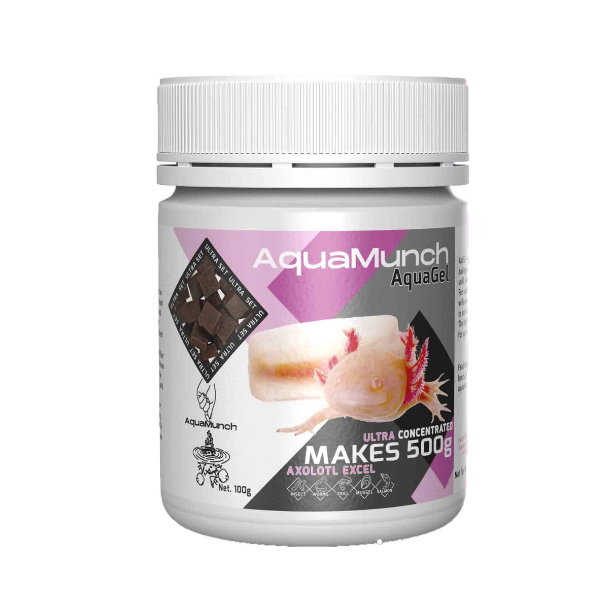 AquaMunch Axolotl Excel AquaGel 100g - Makes 500g