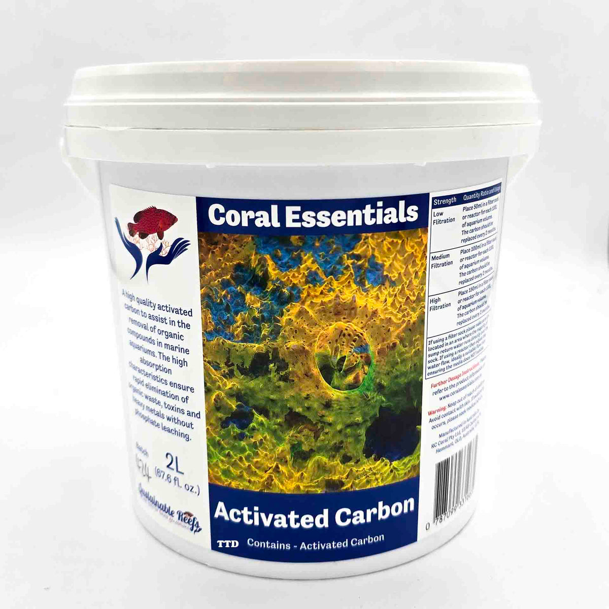 Coral Essentials Activated Carbon 2L