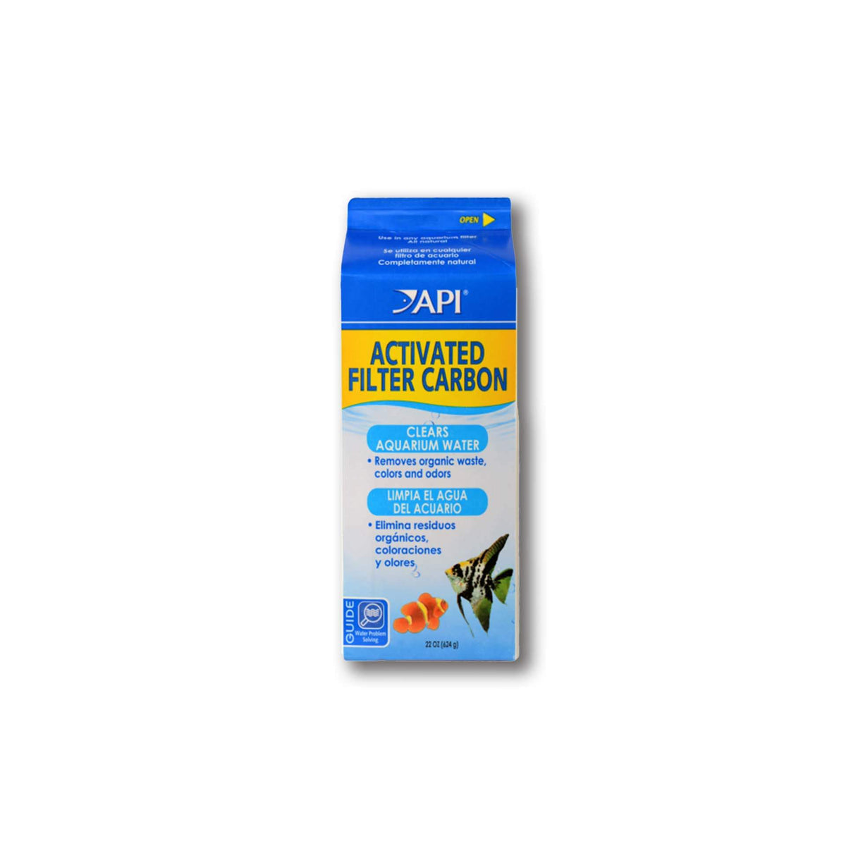 API Activated Carbon 624g - Cleans Aquarium Water