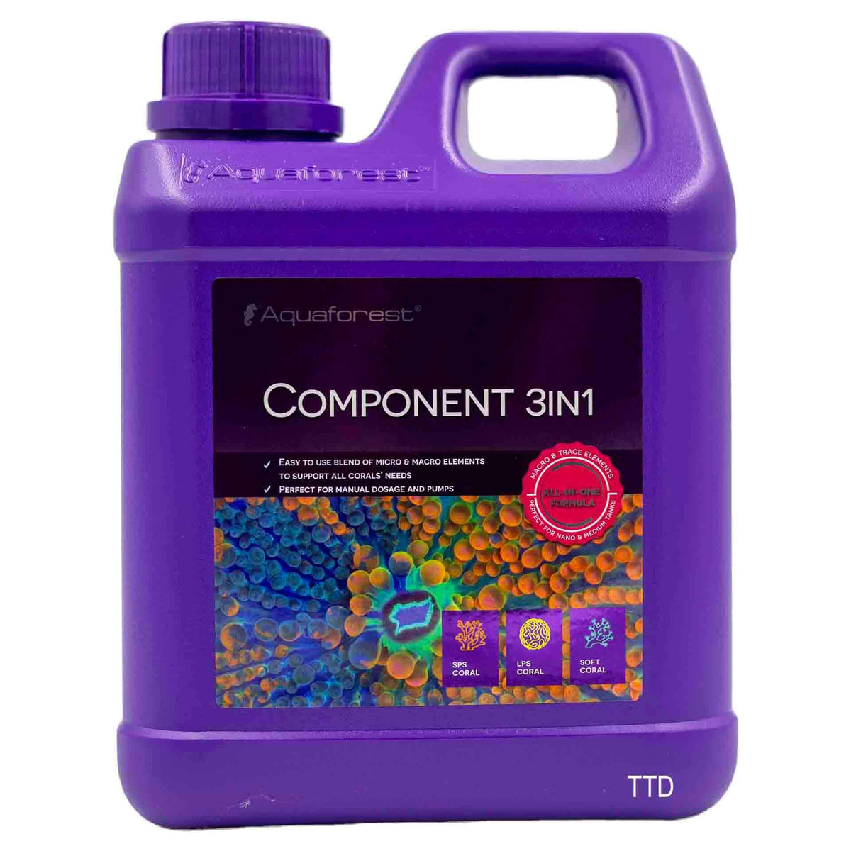 Aquaforest Component 3 in 1 - 2000ml - All in One Formula