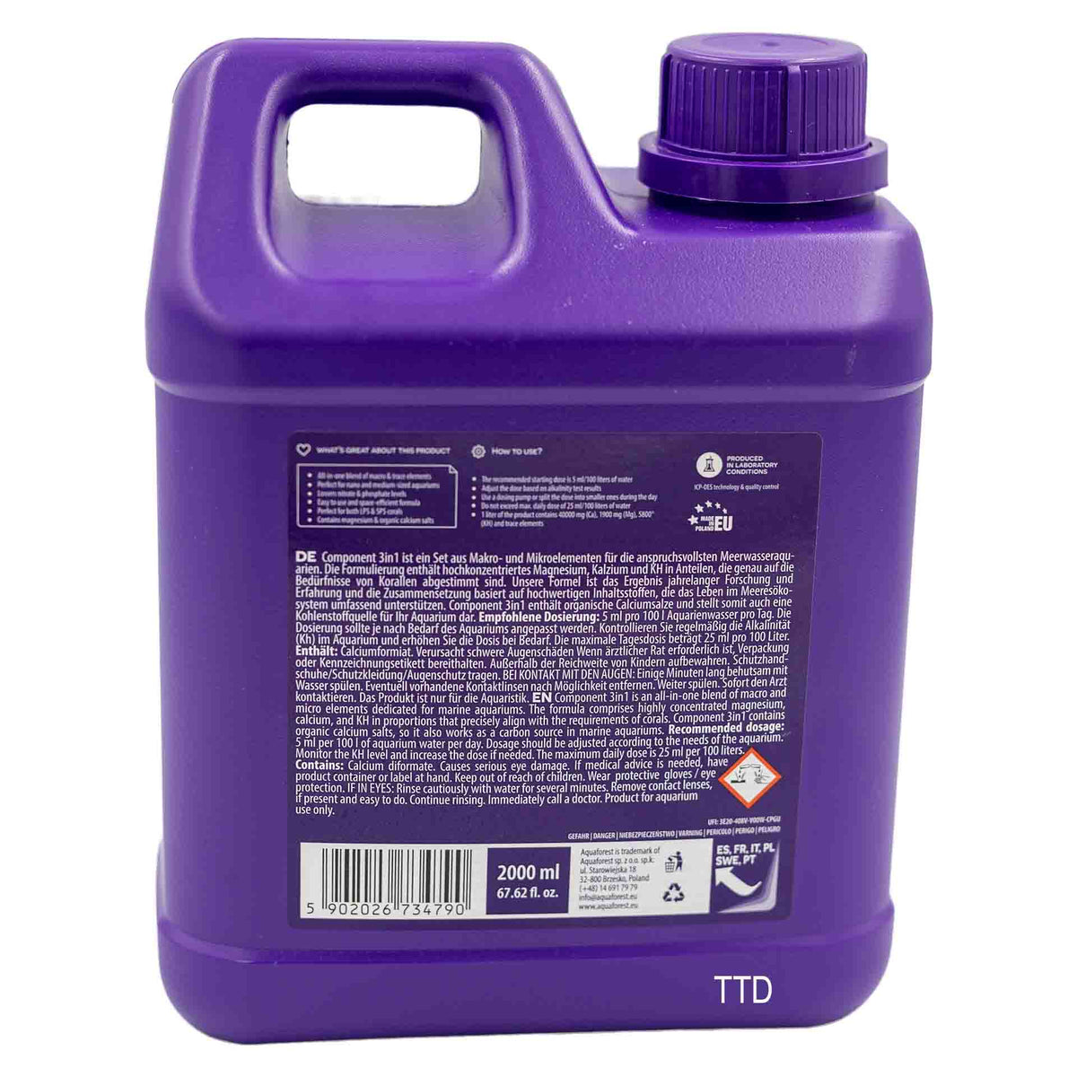 Aquaforest Component 3 in 1 - 2000ml - All in One Formula