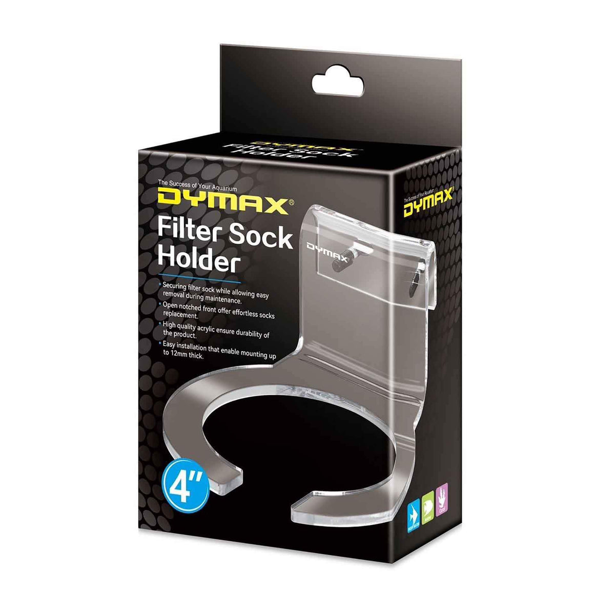 Dymax Single Filter Sock Holder 4&quot;