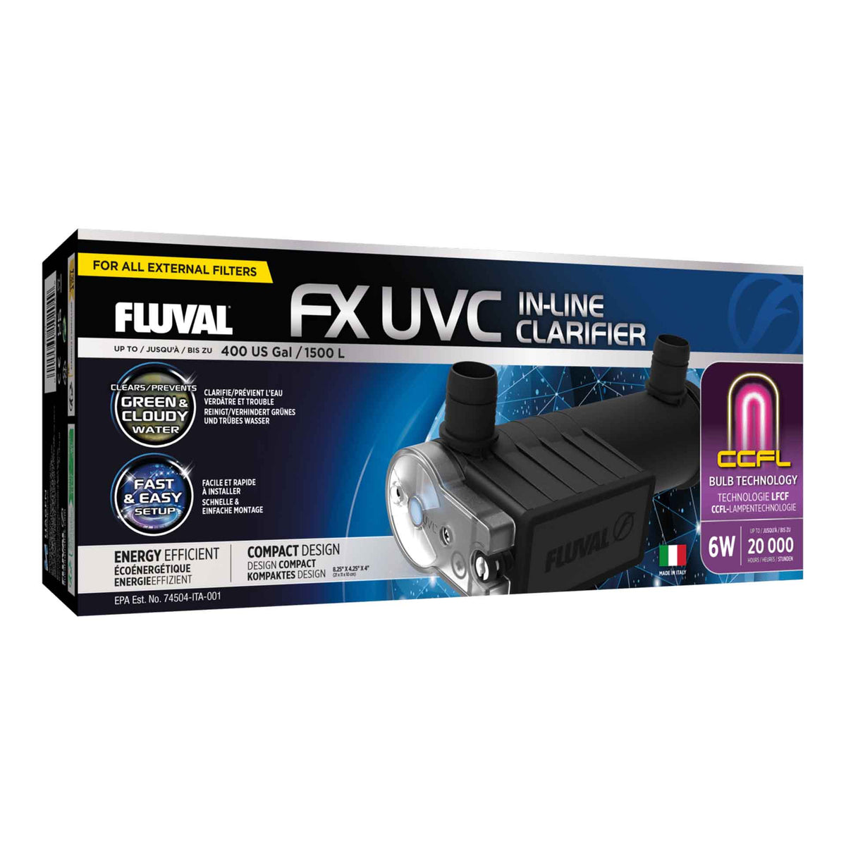 Fluval FX UVC In-Line Clarifier