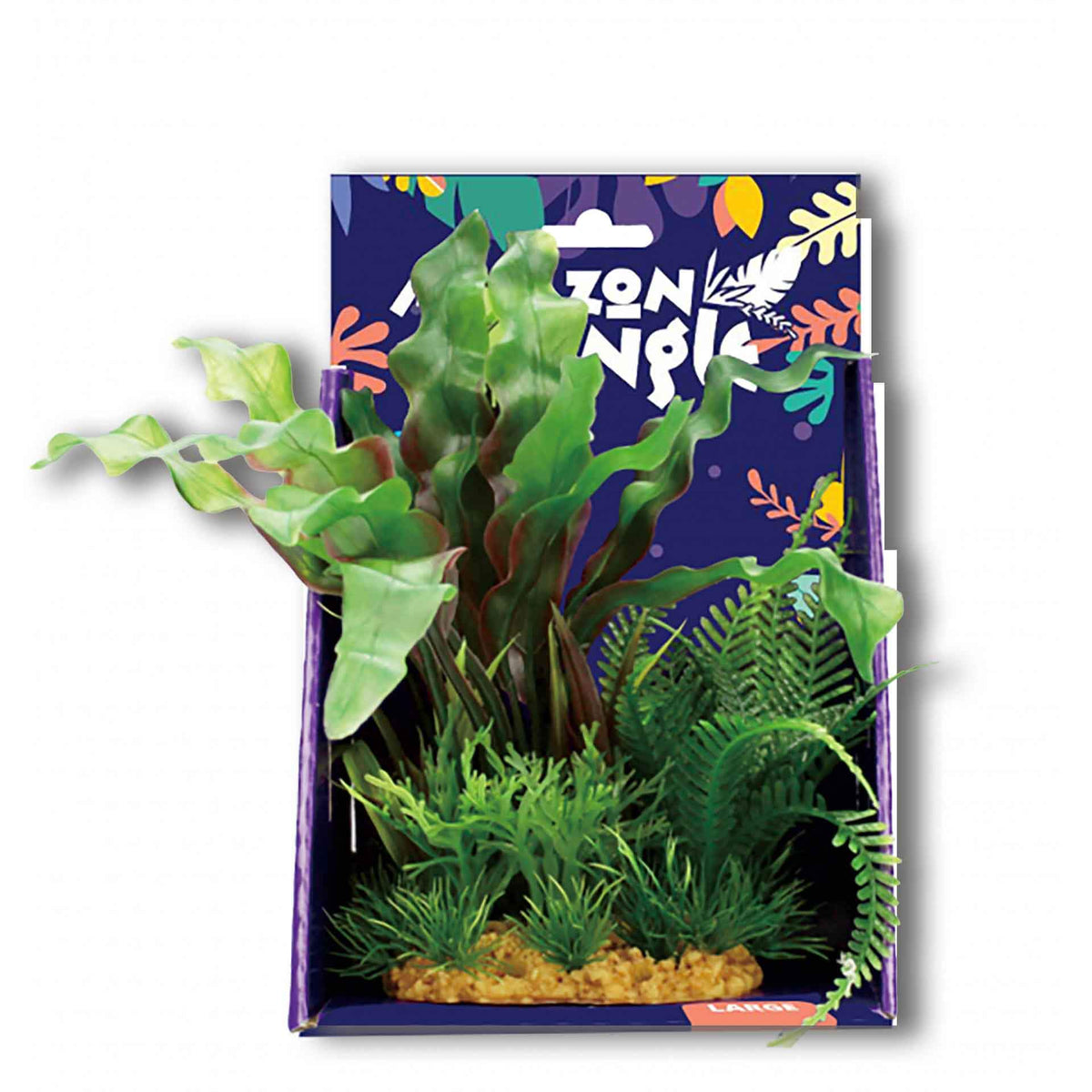 Amazon Jungle - Mixed Aponogeton Display Ornament 20cm