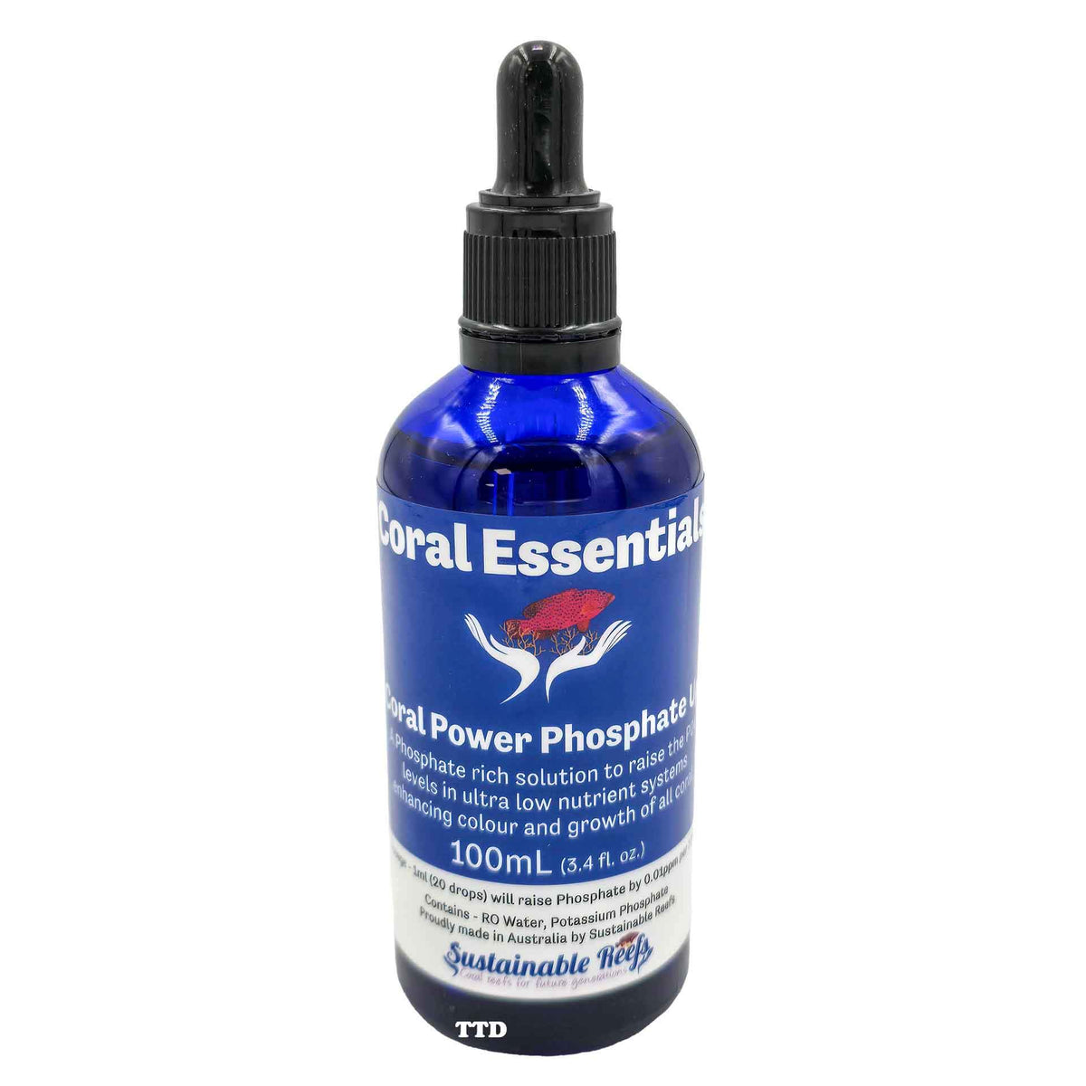 Coral Essentials Coral Power Phosphate Up 100ml - Nutrient Food Source