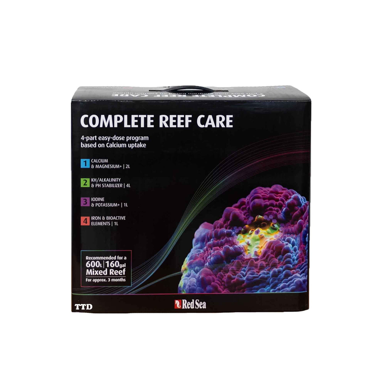 Red Sea Complete Reef Care 4 Part Supplement Program - 600L**