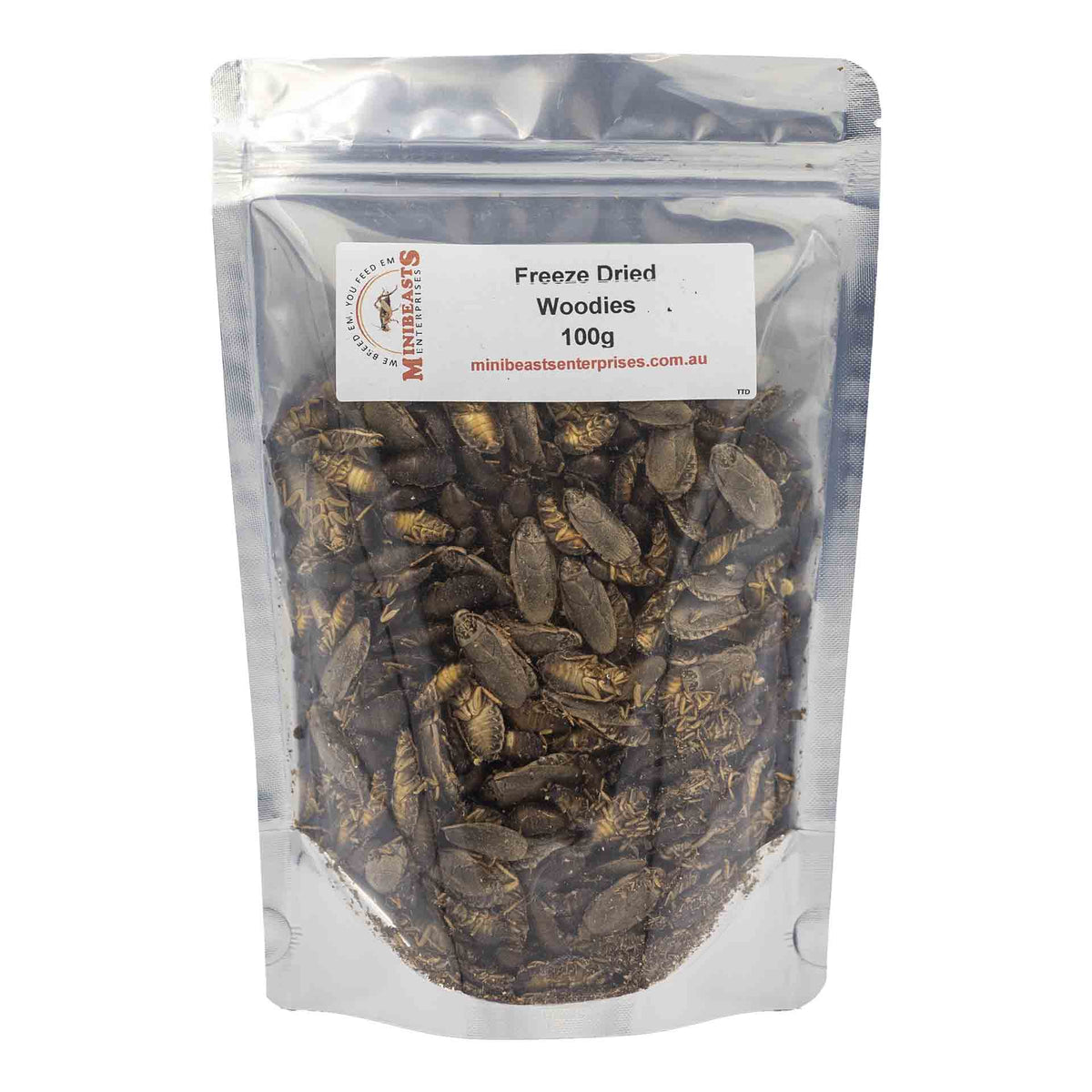 Minibeasts Freeze-Dried Woodies 100g