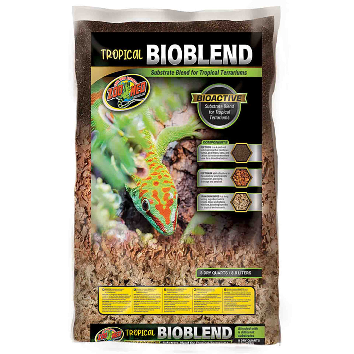 Zoo Med Tropical Bioblend 8.8L - Substrate Blend for Tropical Terrariums