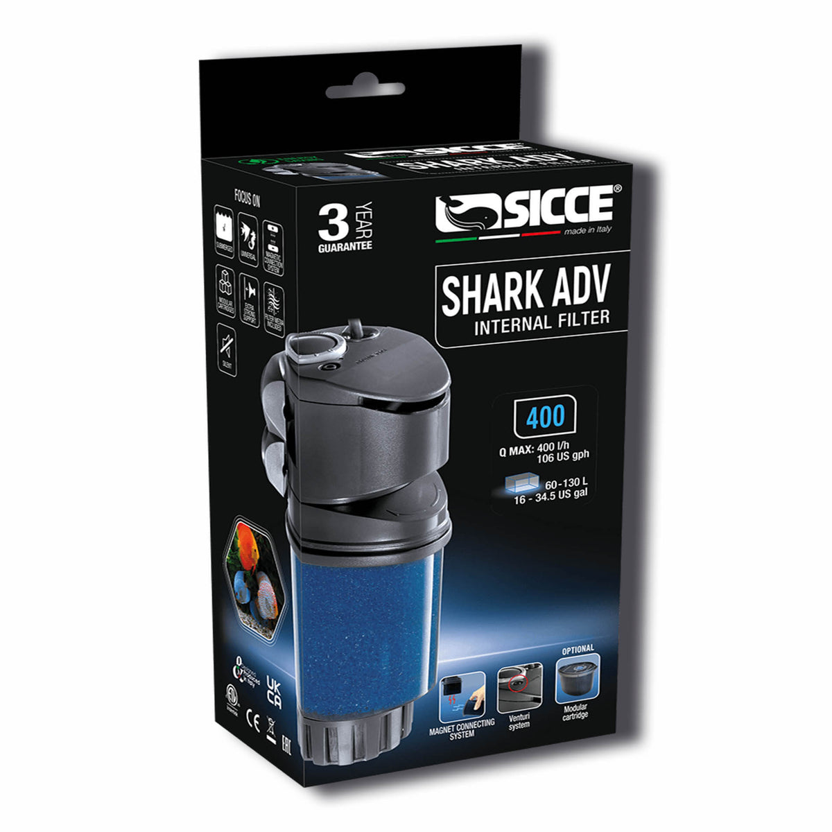 Sicce Shark ADV Internal Filter 400 - 400l/h