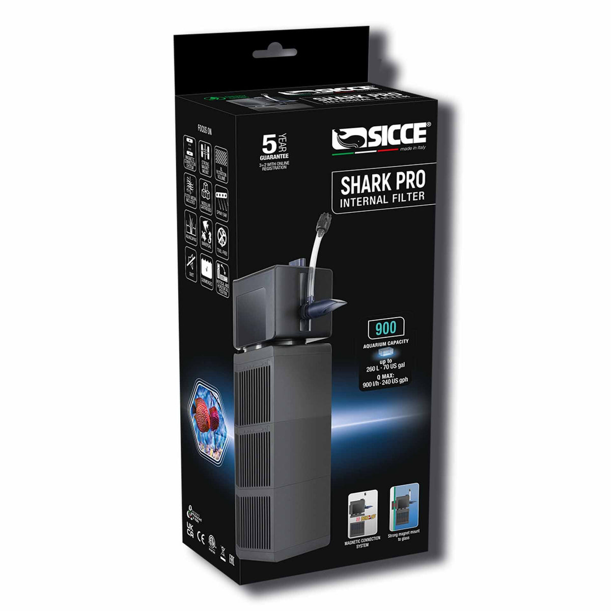 Sicce Shark Pro Internal Filter 900 - 900l/h