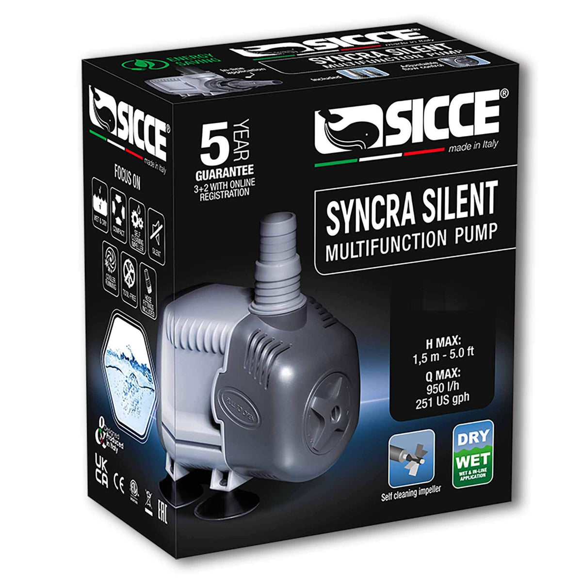 Sicce Syncra Silent Pump 0.5 700l/h