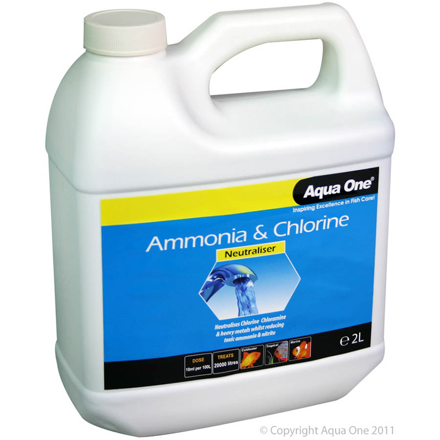 Aqua One Ammonia and Chlorine Neutraliser 2L Treatment