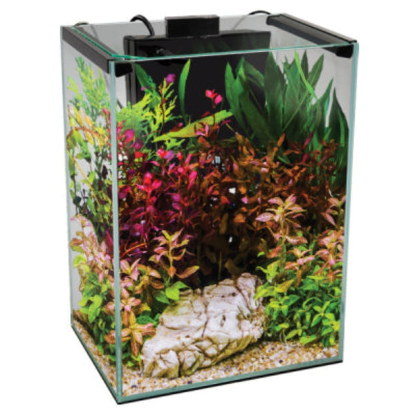 Aqua One AquaLume 27 Glass Aquarium 27Litres - 30L X 25D X 40CM H - The ...