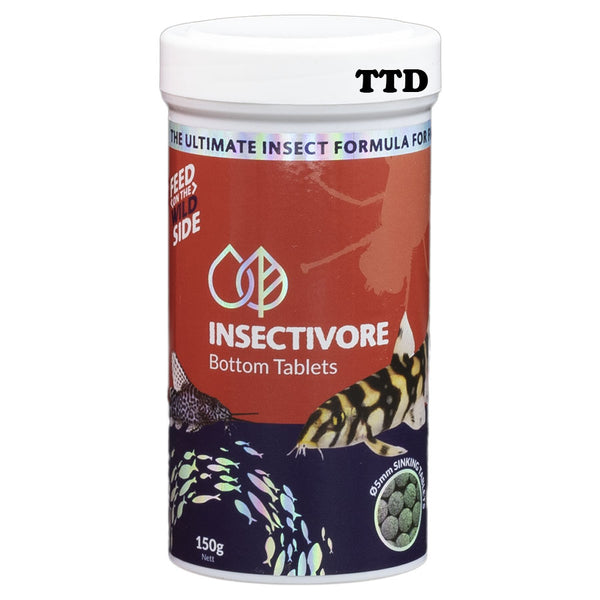 Bioscape Insectivore Bottom Feeder Tablets 150g Sinking 5mm Pellet Fis