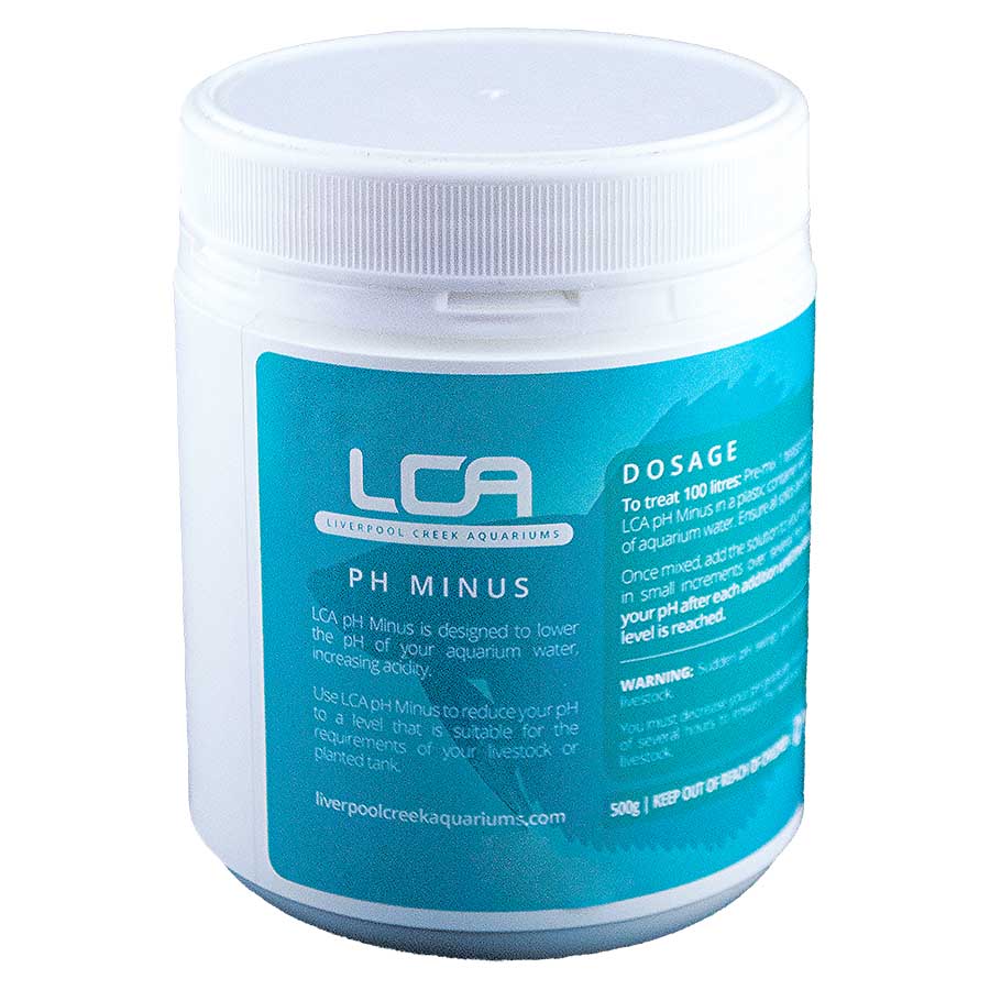 LCA Ph Minus Powder Water Treatments 500g - Liverpool Creek Aquariums