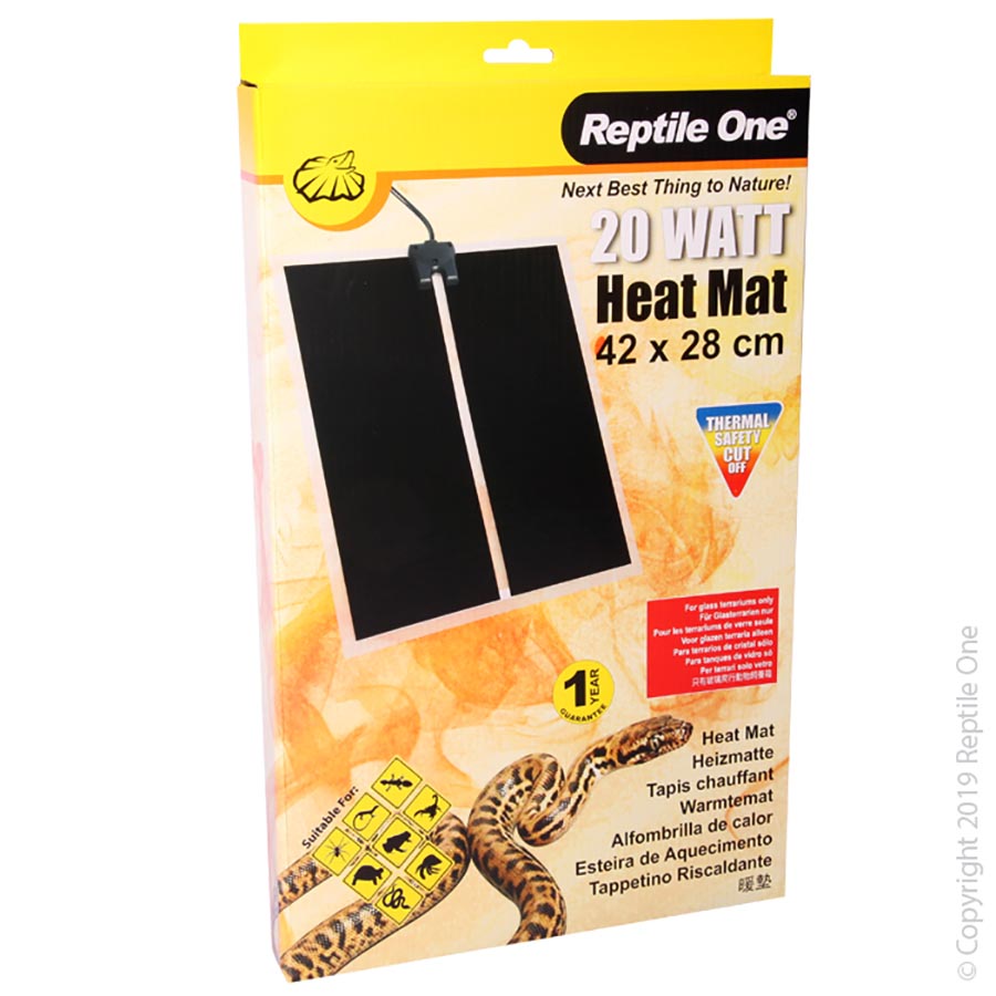 Reptile One Reptile Heat Mat 20w - 42x28cm - The Tech Den
